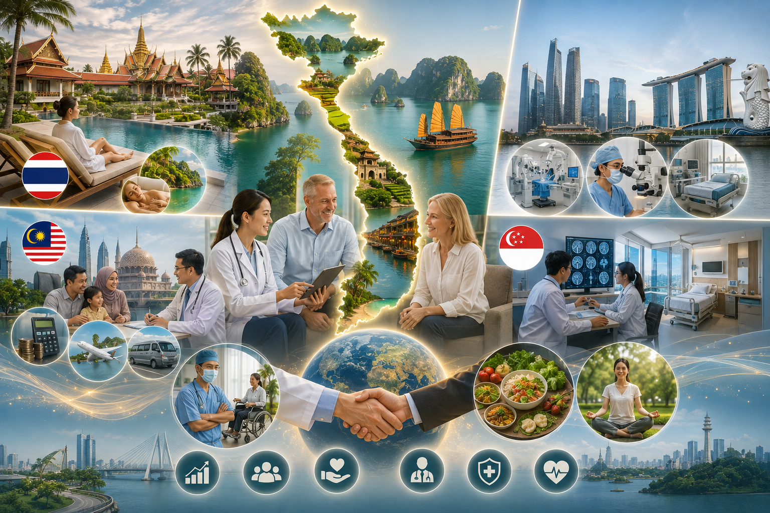 Lợi thế cạnh tranh của Du lịch Y tế Việt Nam trước Thái Lan, Malaysia và Singapore